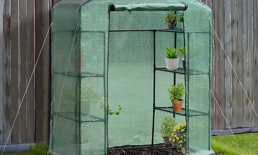 Image 21: Outsunny Outdoor Greenhouse