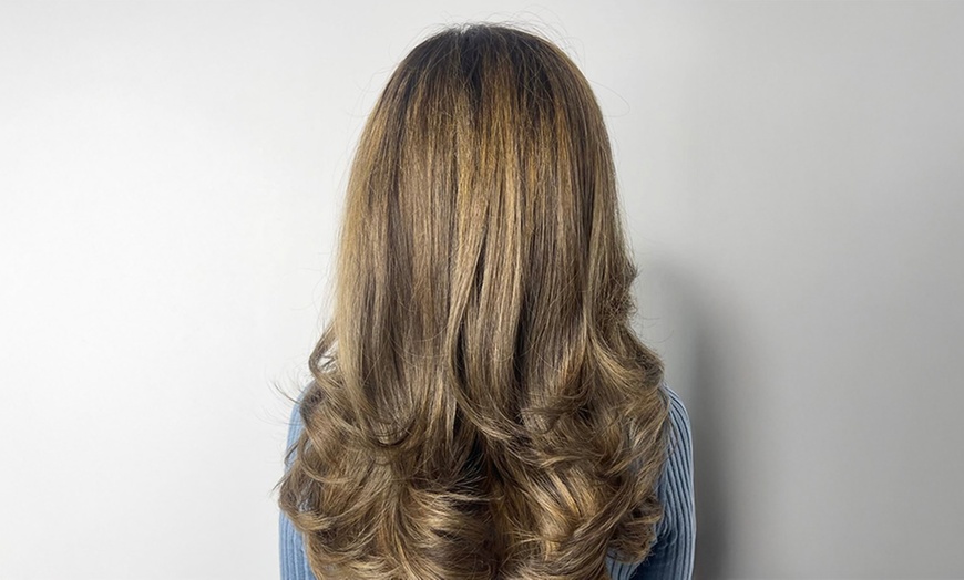 Image 10: Wash, Cut, and Blow Dry with Optional Half or Full Head Highlights