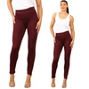Image 5: Thick Fur Lined Leggings in Regular and Plus Sizes