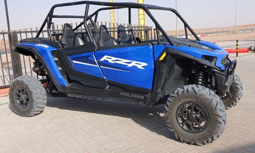 Image 2: 1 Hour Dune Buggy Drive or 4 Seat Polaris RZR Adventure 
