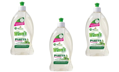 3 o 6 detergenti piatti concentrato Winni's
