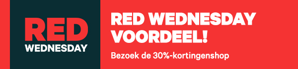 Het is Red Wednesday! Pak tot 30% korting op Lokaal met code HEET