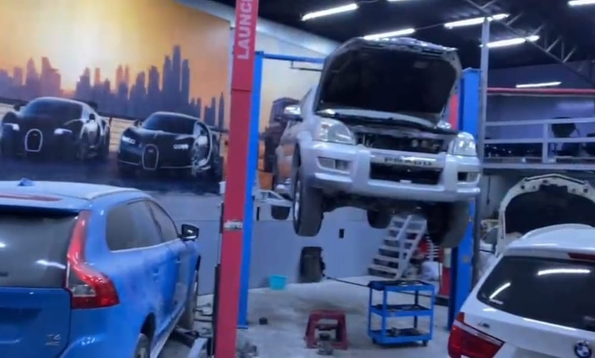 Image 1: Cylinder Oil Change + Car Wash + Health Check + DTC Check and Reset