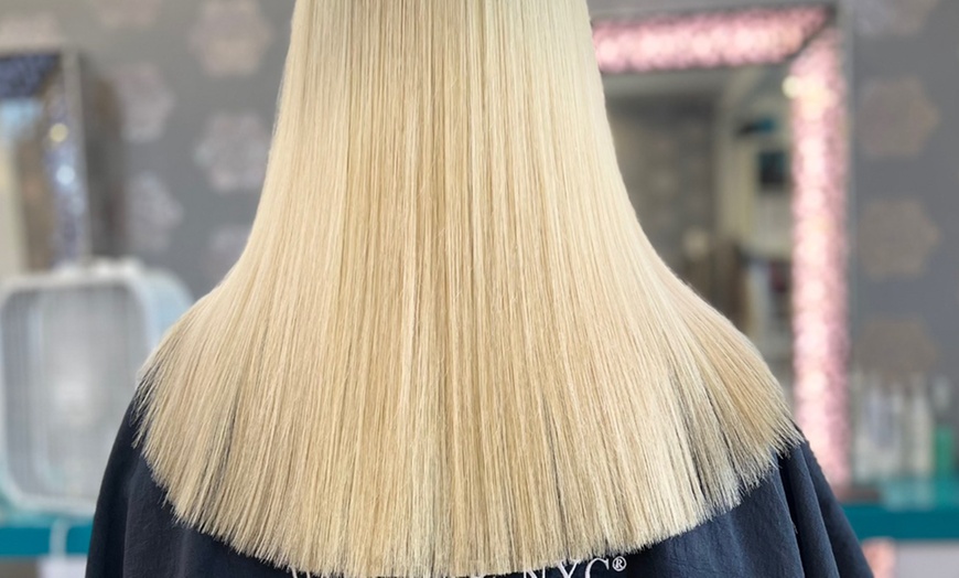 Image 1: Above-Shoulder, Shoulder-Length or Below-Shoulder Keratin Treatment