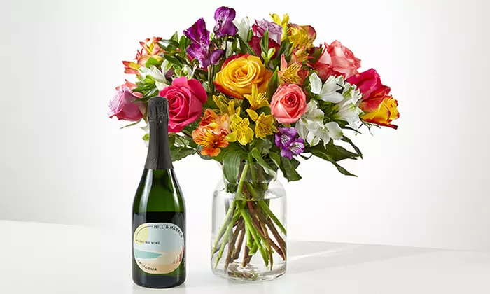FTD Valentine's Day Flower Bouquets & Premium Wine with Next Day Flower Delivery 15% Off - Second Medium