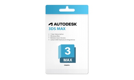 Autodesk 3ds Max 2026 - 1-Year Subscription - Autodesk 3ds Max 2026