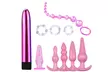 10Pcs Vibrator Anal Plug Kit Stimulator Massager Sex Toy - Second Medium