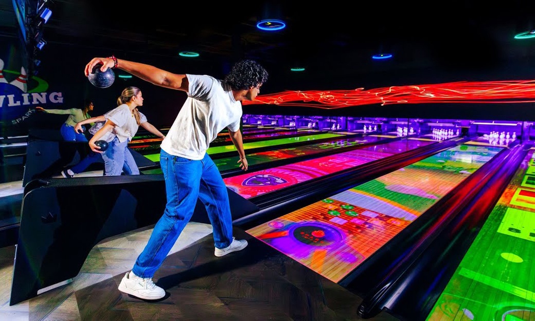 1 Hour of Traditional or SPARK Bowling for Up to 5 People