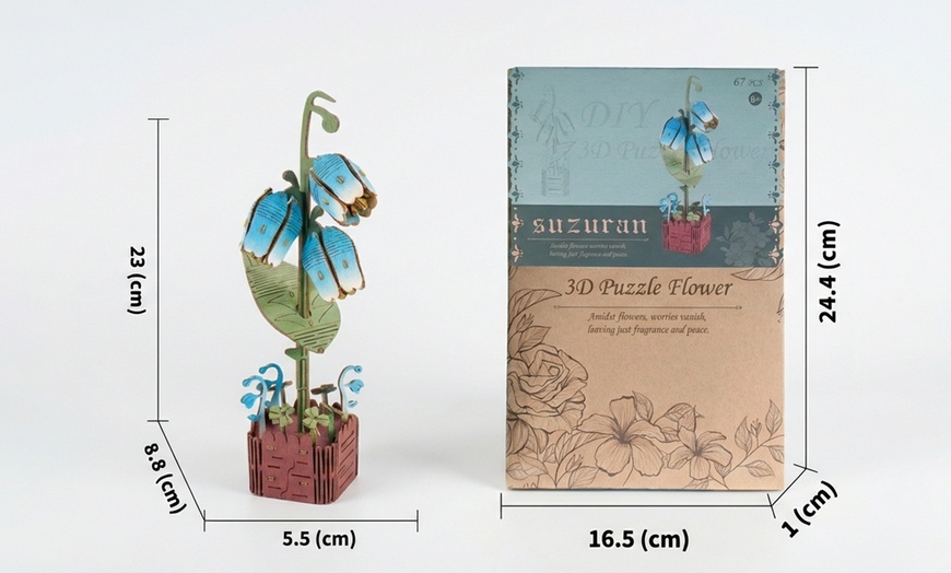 Image 15: Set di mattoncini da costruzione 3D con piante