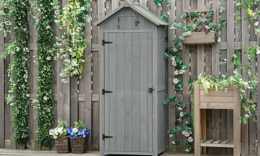 Image 11: Utility Outdoor Small Wooden Shed in choice of colours