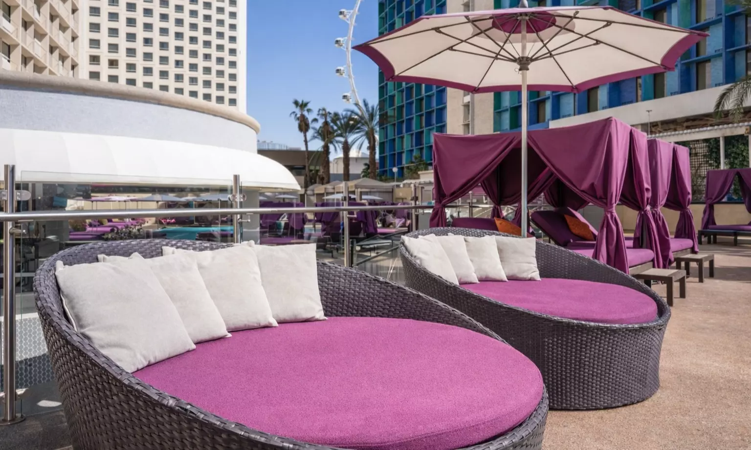Harrah's Las Vegas Pool Cabana and Daybed Rentals - (Up to 30% Off)