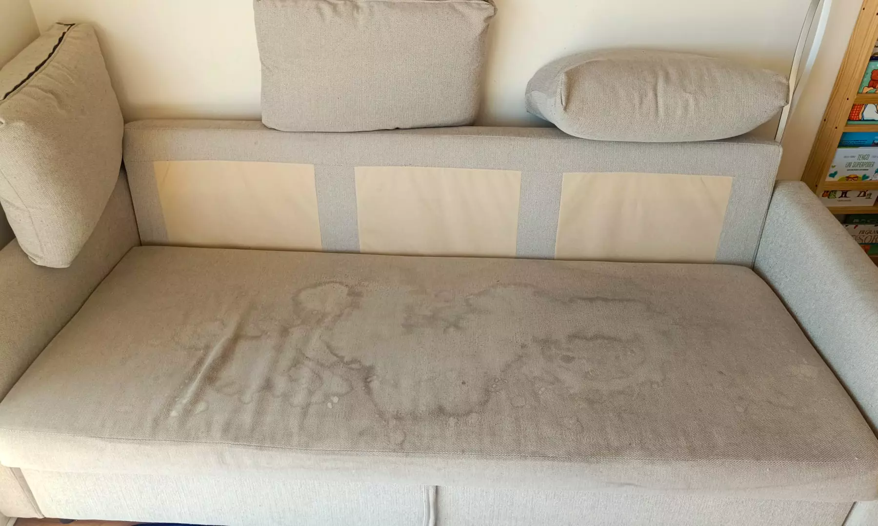 Limpieza sofá 2 o 3 módulos  con chaise longue