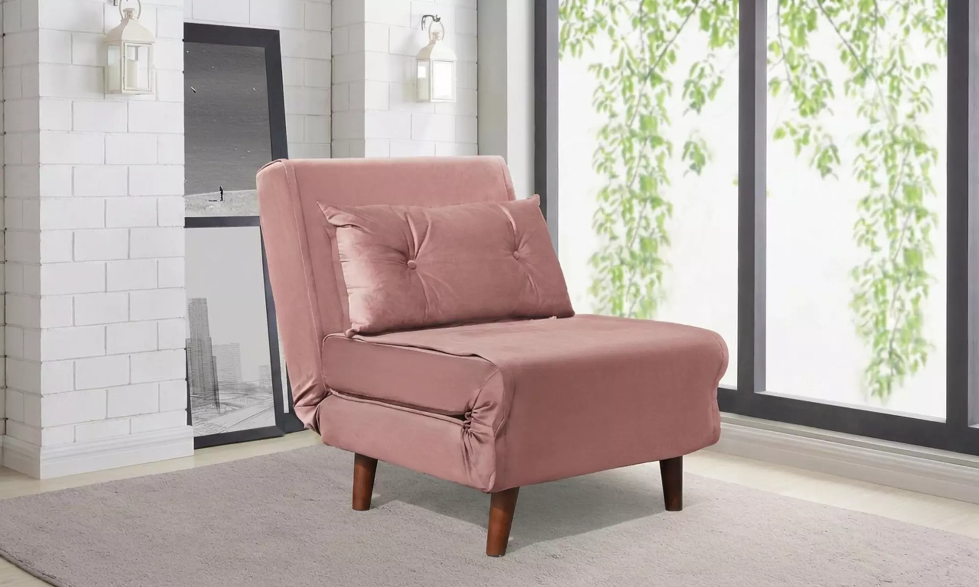 Plush Velvet Rhodes Sofa Beds