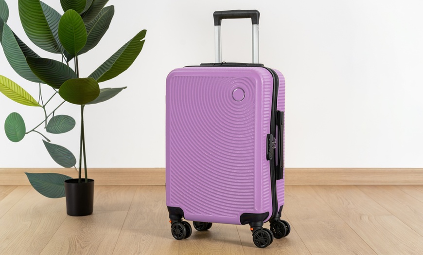 Image 30: ABS handbagage trolleykoffer in 10 kleuren