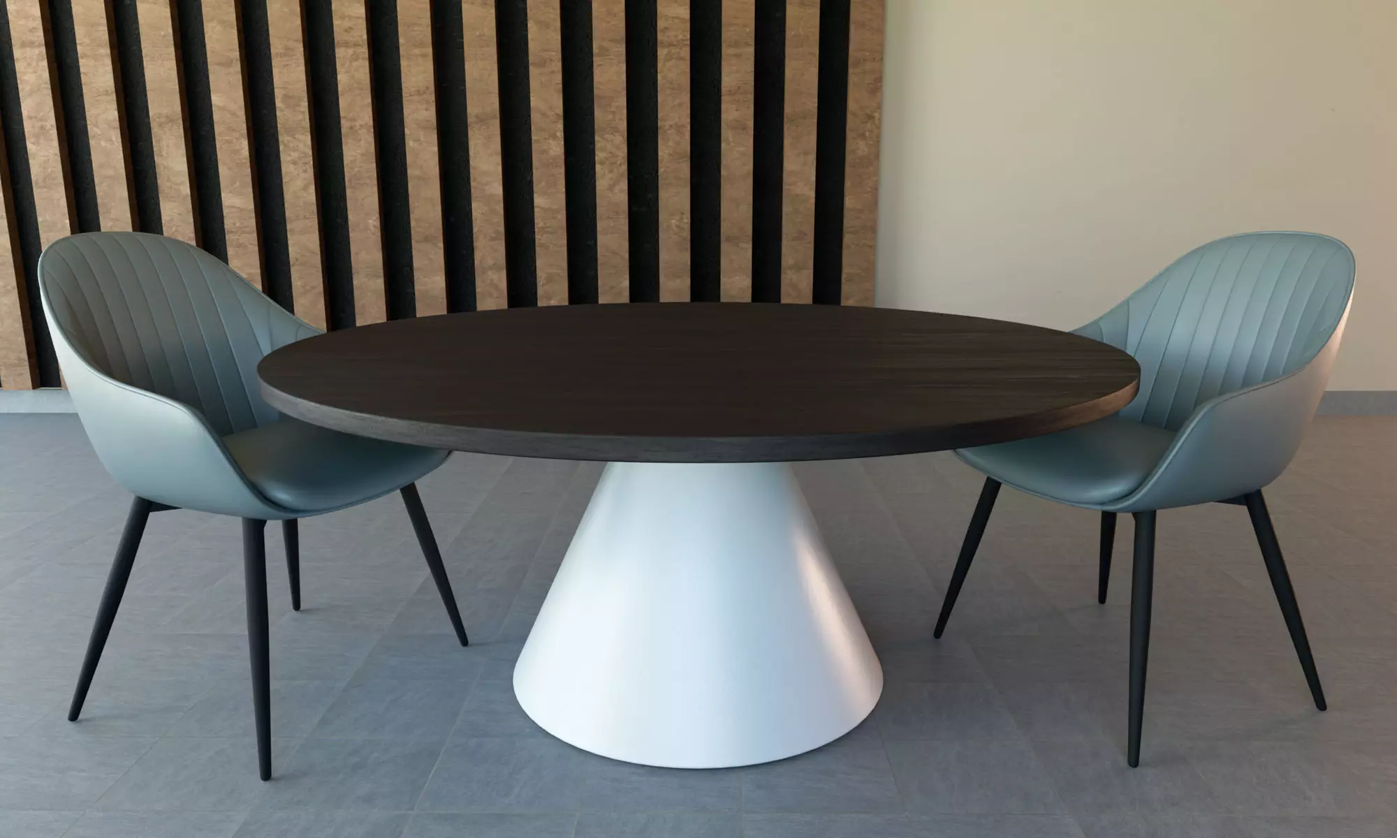 Tavolo da pranzo rotondo Artù di Frankystar