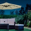 Image 1: Cantilever Parasols - Standard or Solar LED + Optional Base