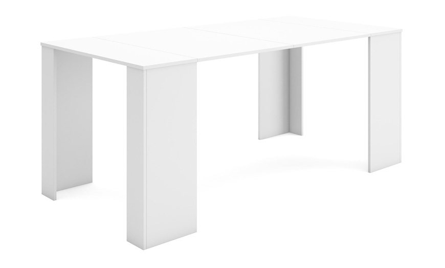 Image 14: Extendable Console Table for 8 Diners