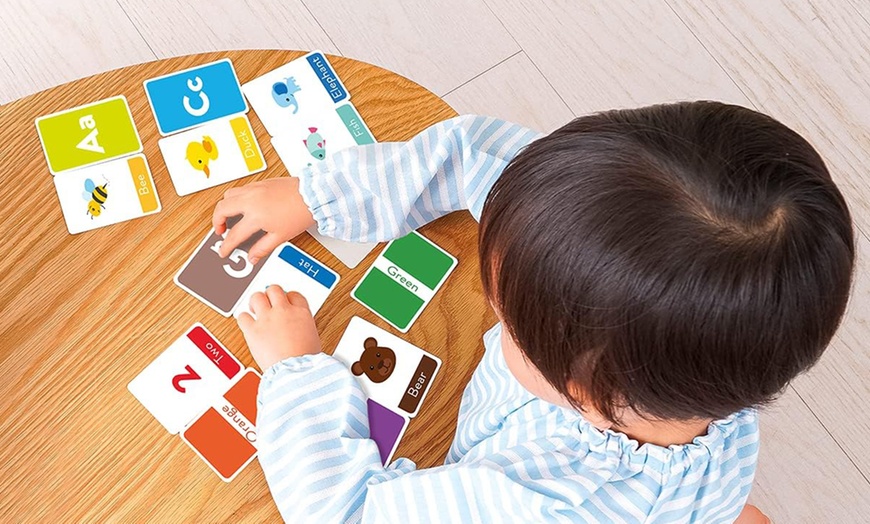 Image 4: Merka Toddler Flash Cards – Alphabet, Numbers, Colours & Shapes | 58 Educational Preschool Learning Flashcards Set