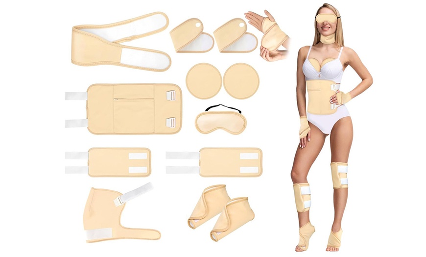 Image 1: Castor Oil Pack Wrap Kit - 12 piece set