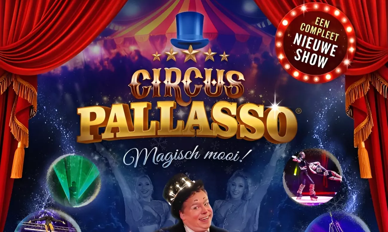 Wintercircus Pallasso 2025-2026 in 's-Hertogenbosch: Tickets voor tribune A, B of C, nu met tot 33% korting - Primary Image
