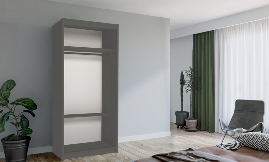 Image 9: Double Mirror Sliding Door Wardrobe