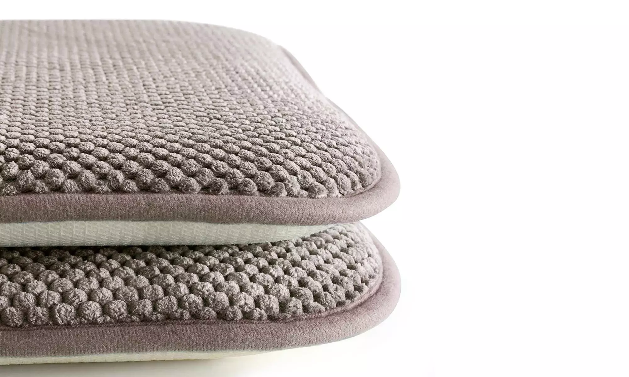 Dan River Two-Pack Memory Foam Non-Slip 16" x 16'' Chair Cushion Pad
