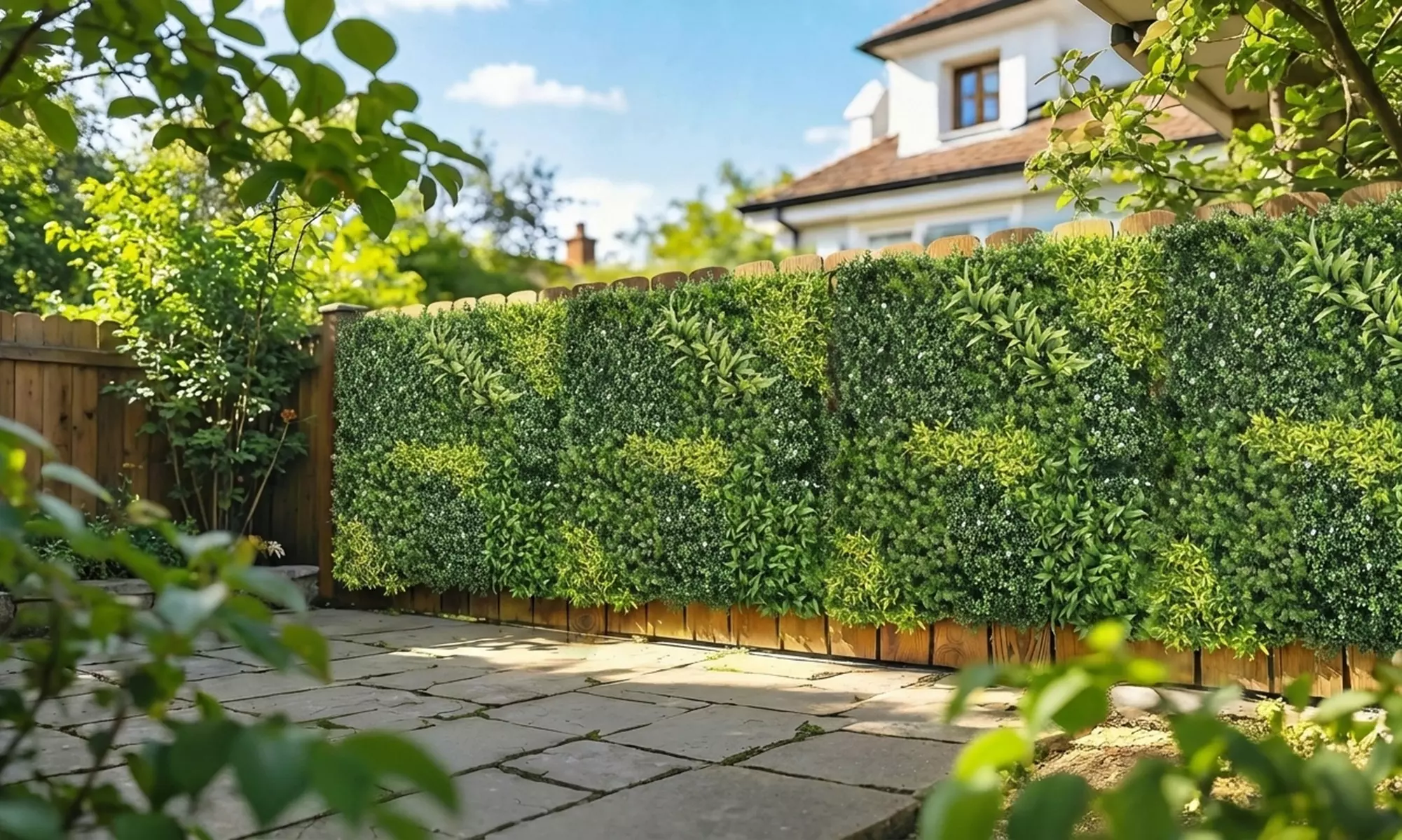 Outsunny Artificial Plant Wall Panel