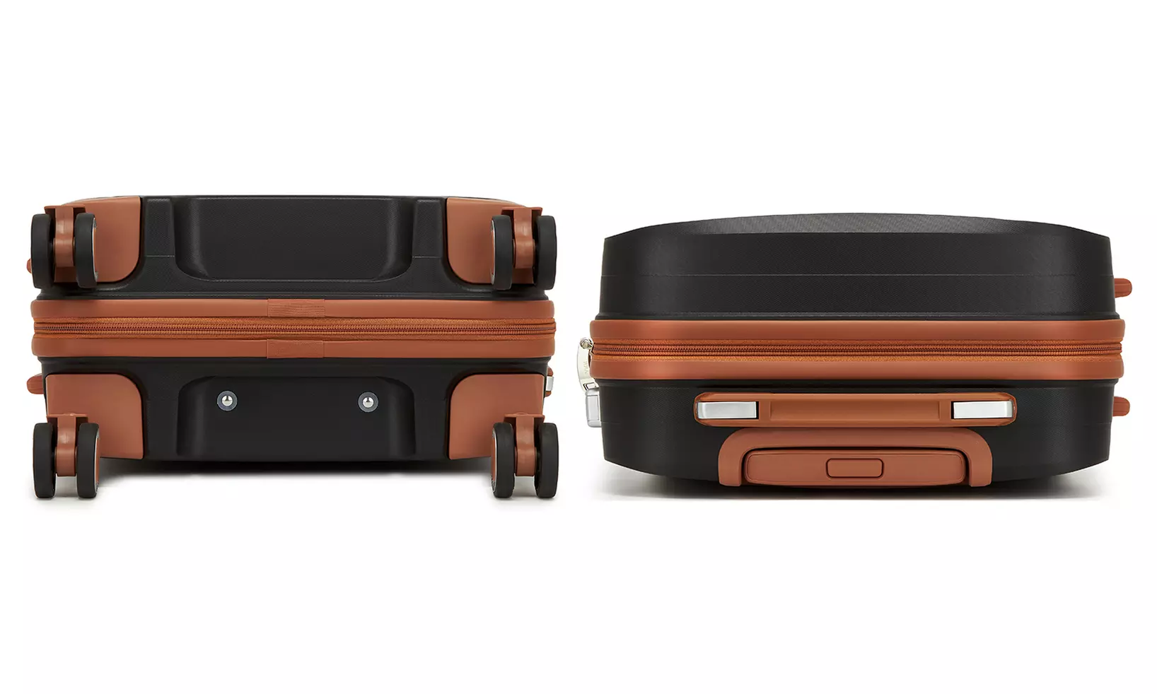 1 / 3x KONO kratzfester PP-Reisekoffer mit leisen Rollen & TSA-Schloss