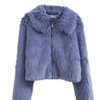 Image 6: Women's Warm Faux Fur Zipper Jacket