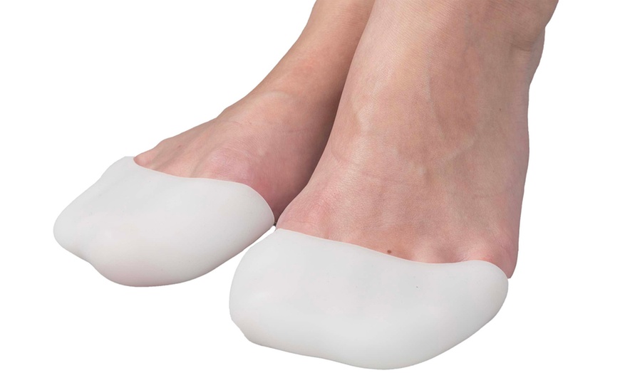 Image 1: Silicone Gel Toe Caps