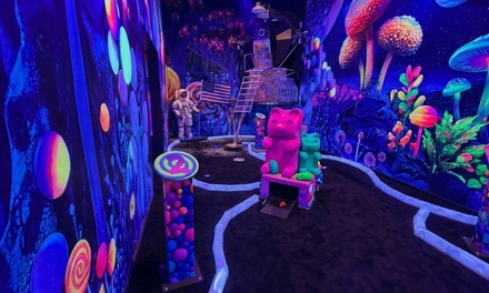 One Fly Ride Ticket and One Bigfoot Black Light Mini Golf Ticket Per Person - Sweets N Play, Pigeon Forge, TN