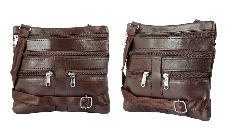 Image 21: Bolso unisex de piel auténtica Steinmeister