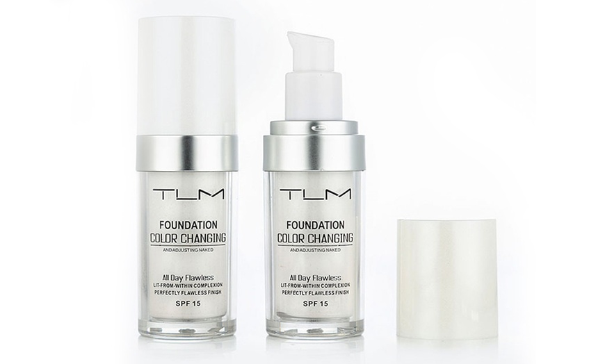 Image 3: TLM kleurveranderende foundation met SPF 15 