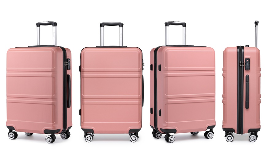 Image 7: Maleta o juego de maletas de ruedas con set de bolsas organizadoras