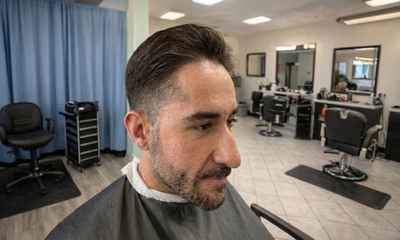 One Men's Haircut and Style - Genius Hair & Spa