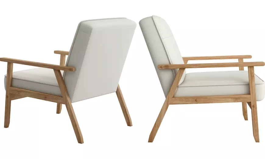 Image 10: Fauteuil "Doug" de Doosense, tissu et coloris au choix
