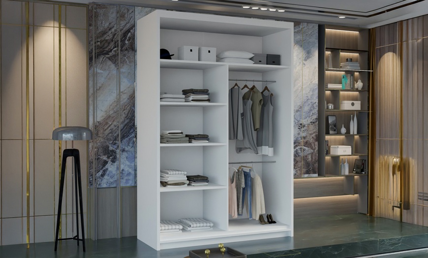 Image 3: Sliding Wardrobes 4 Montana Sliding Wardrobe with Mirror