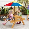 Image 1: Outsunny Three-in-One Kid's Picnic Table