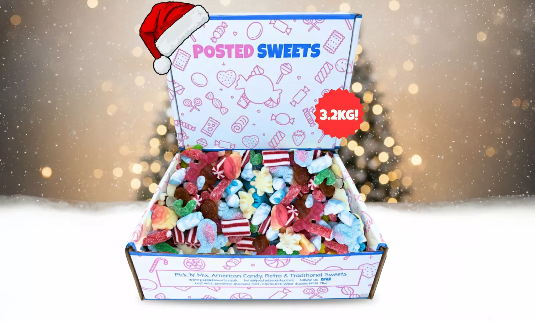 50% Discount: Ultimate Christmas Sweet Hamper | 4kg Christmas Mystery Box | 7KG Monster Christmas Sweet Bucket and More! - Second Medium