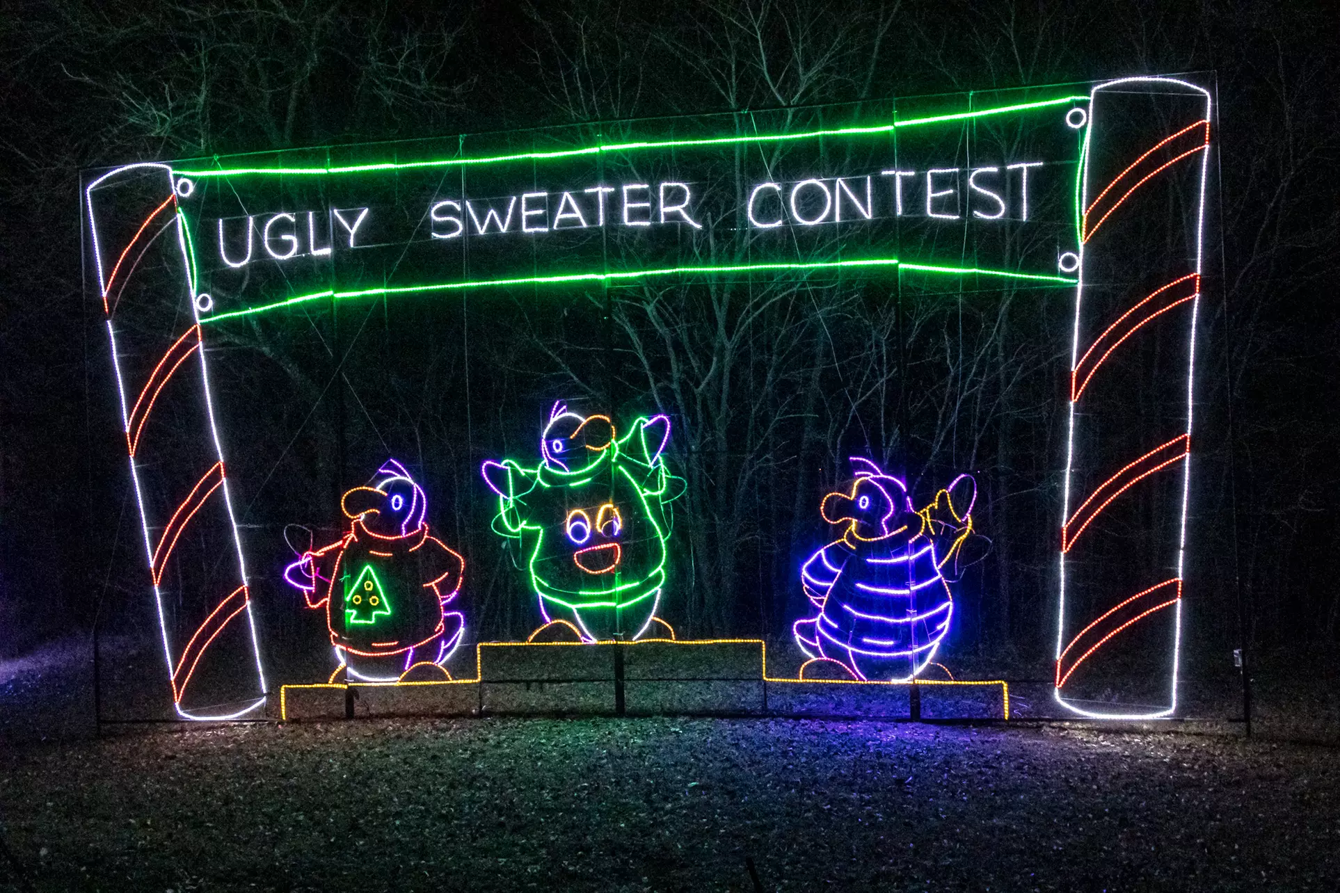 Entry to Branson's Premier Drive-Thru Christmas Lights Show