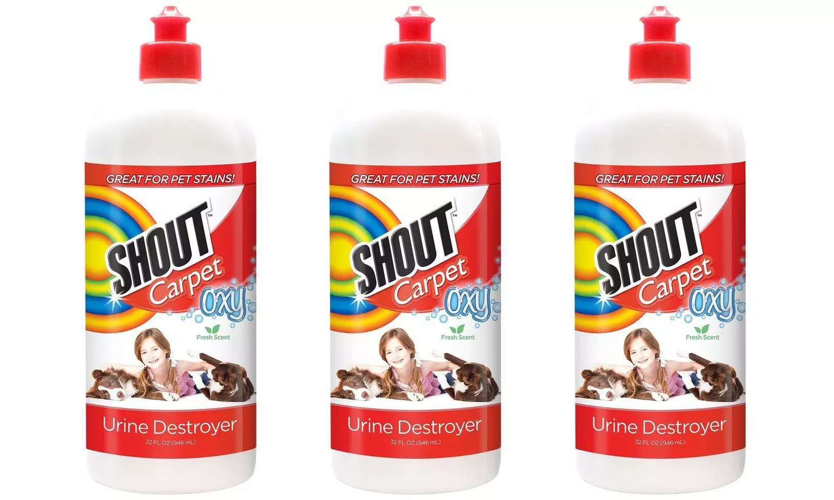 Shout Carpet Cleaner Oxy Urine Destroyer (2-, 3- or 6-Pack) - Primary Image