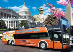 Hop-On Hop-Off Sightseeing Tour of Washington DC – Over 17 Stops