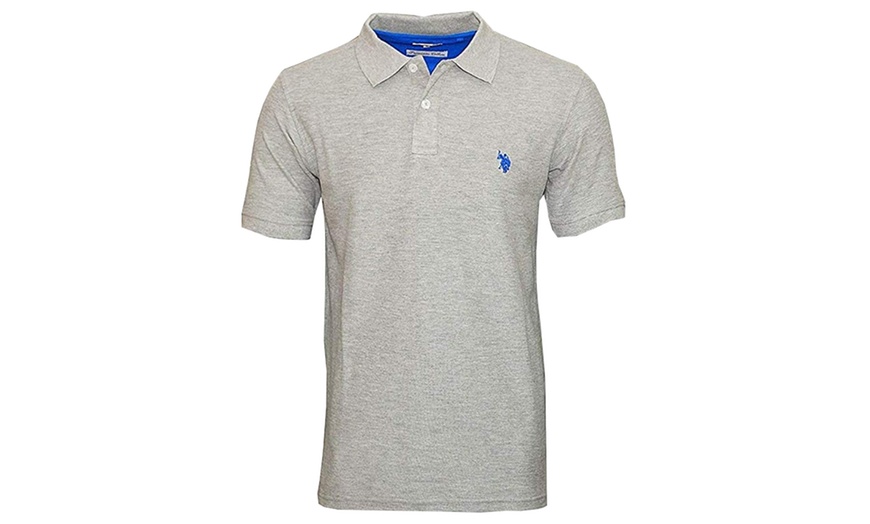 Image 5: US Polo Assn Herren-Poloshirt aus 100% Baumwolle