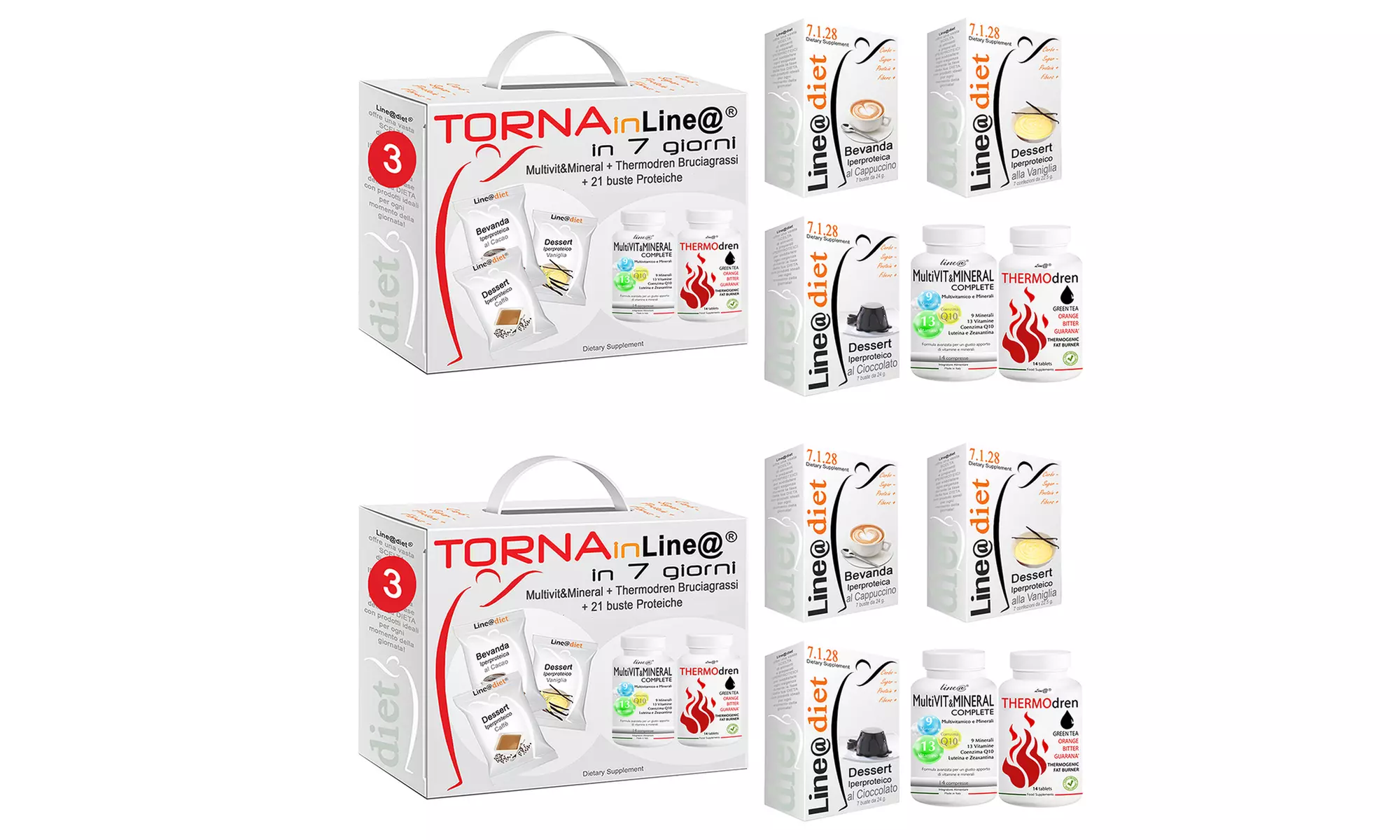Fino a 3 kit Torna in Linea per dieta dimagrante Line@Diet