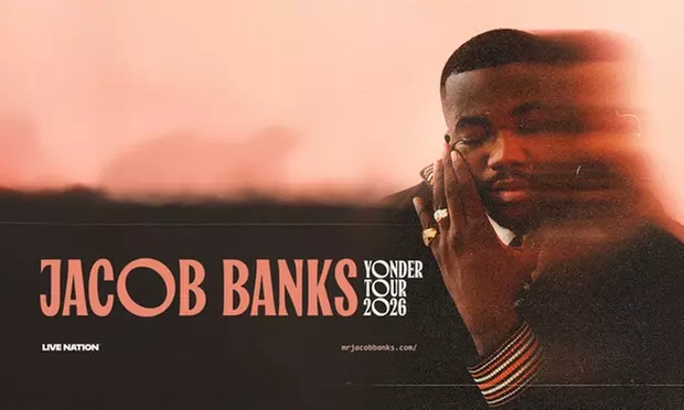 Jacob Banks: Yonder Tour 2026 on January 21 at 8 PM - Primary Image