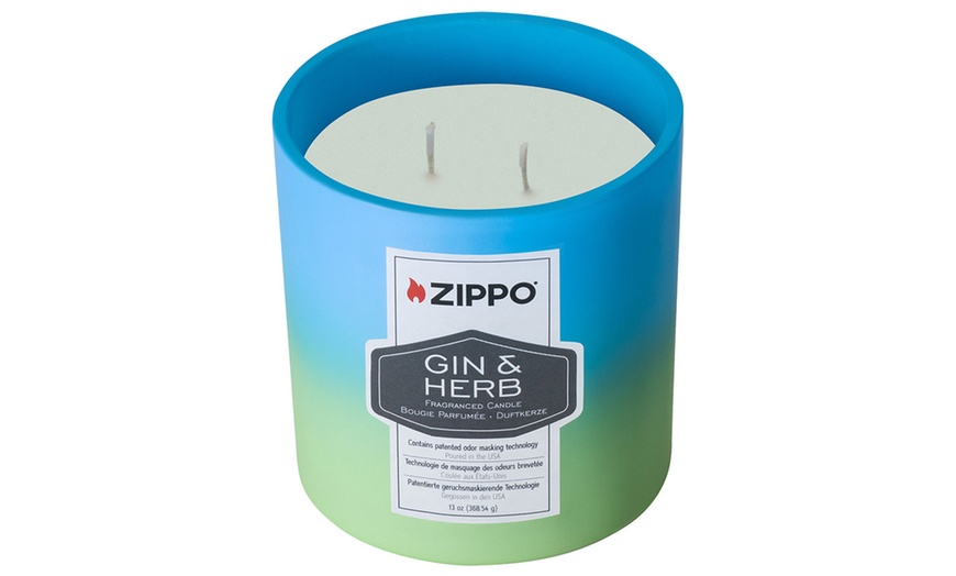 Image 2: Zippo Odour-Eliminating Scented Candle; Soy Wax, 55hr burn time