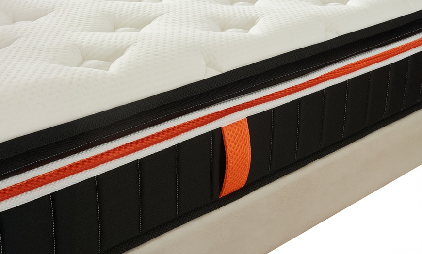 Image 3: Matelas épais : double surmatelas et mémoire de forme, Sampur
