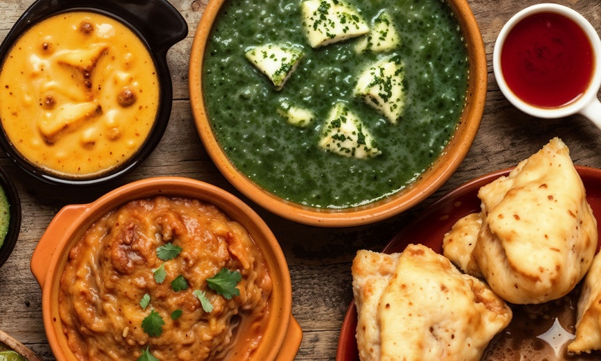 Image 3: Indulge in Full Meal - Main, Rice or Bread, Dessert & Wine/Beer