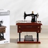 Image 4: Vintage Simulated Small Sewing Machine Model Music Box