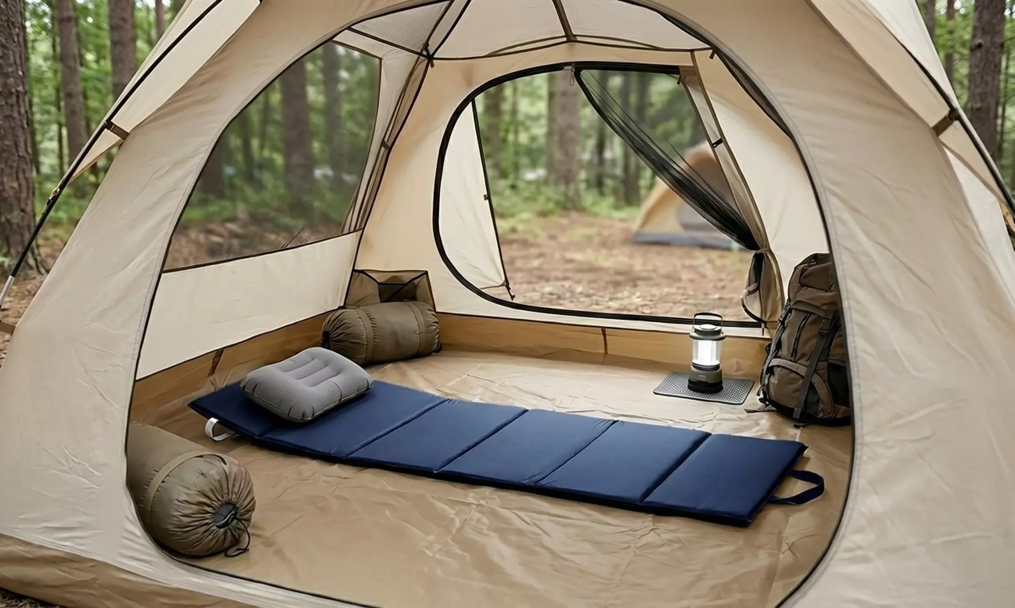 Opvouwbare ligmatten voor buiten, waterdicht en zandbestendig